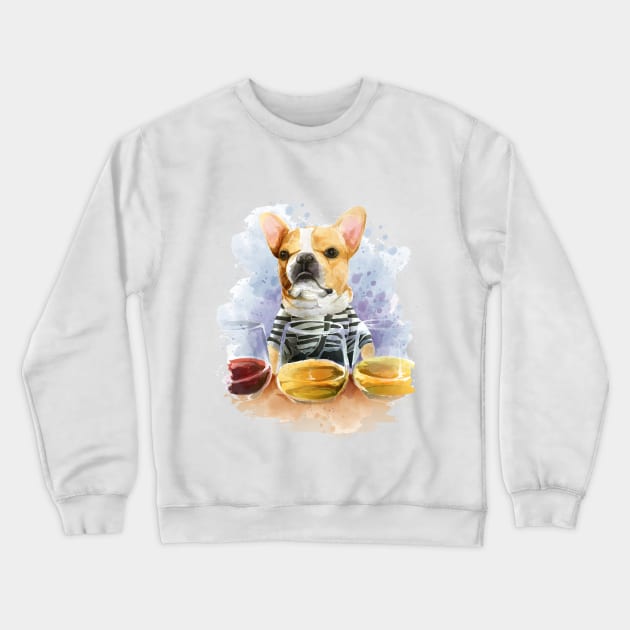 French bulldog Crewneck Sweatshirt by Dilectum